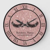 Rose Gold Glitter Lashes Makeup