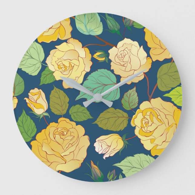 GRANDE HORLOGE RONDE ROSES 2 (Recto)