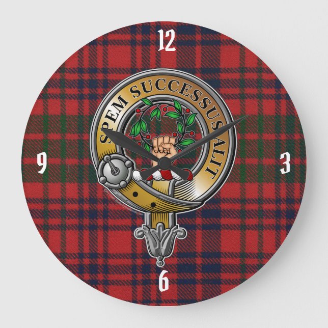 Grande Horloge Ronde Ross Tartan & Badge (Recto)