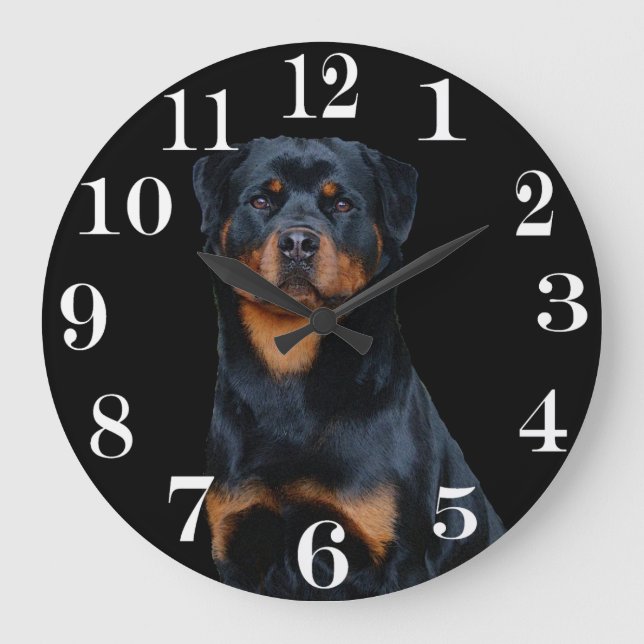 Grande Horloge Ronde Rottweiler (Recto)