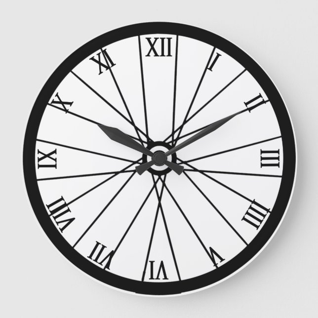 Grande Horloge Ronde Roue de bicyclette (Recto)