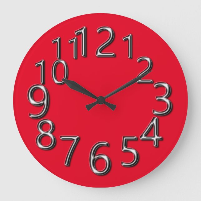 Grande Horloge Ronde Rouge (Recto)