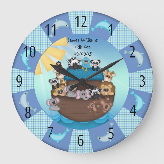 Grande Horloge Ronde Round (Large) Wall Clock (Recto)
