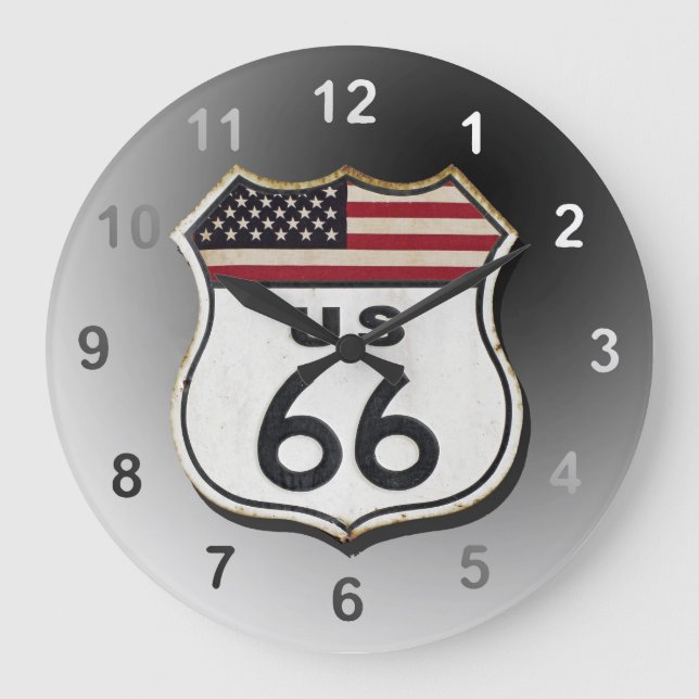 Grande Horloge Ronde Route 66 (Recto)