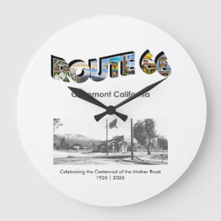 Grande Horloge Ronde Route 66 Clock