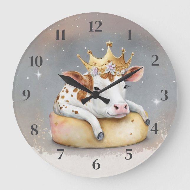 Grande Horloge Ronde Royal Cow Dreaming on Cheese Throne                (Recto)