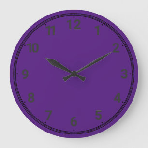 Grande Horloge Ronde Royal violet