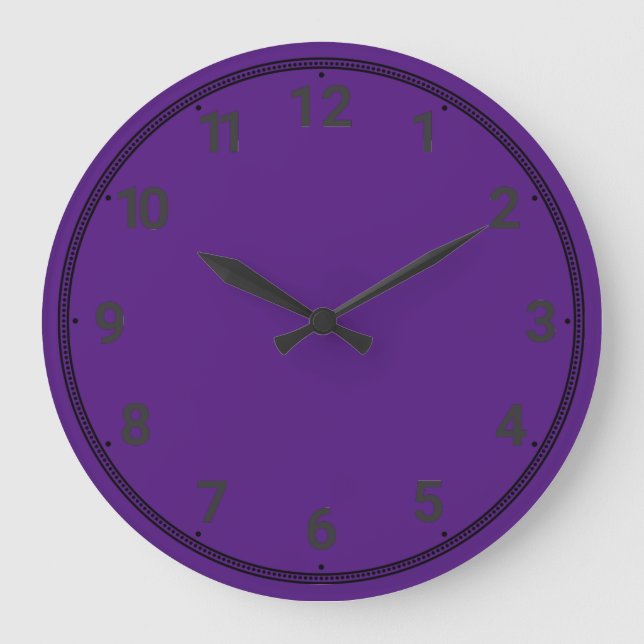 Grande Horloge Ronde Royal violet (Recto)