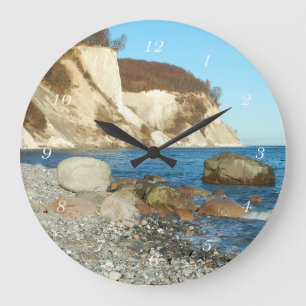 Grande Horloge Ronde Runde Wanduhr Kreidefelsen auf Rügen