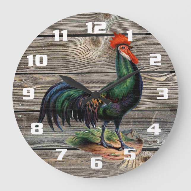 Grande Horloge Ronde Rustic Country (Recto)