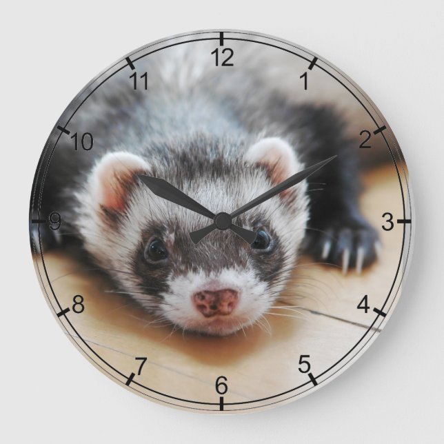 Grande Horloge Ronde Sable Ferret (Recto)