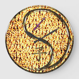 Grande Horloge Ronde Sagittaire & Rat de feu