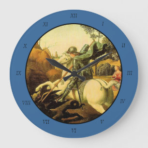 Grande Horloge Ronde "Saint George et le dragon" de Raphaël (vers 1505)
