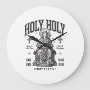 Grande Horloge Ronde Saint Saint Gravure Vintage Design de T-Shirt Reli