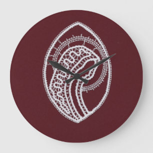 Grande Horloge Ronde Sainte Vierge Marie, dentelle