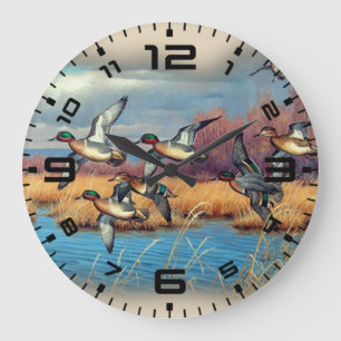 Grande Horloge Ronde Saison de canard