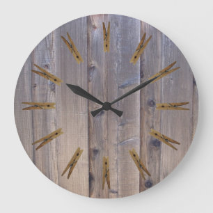 Grande Horloge Ronde Salle de blanchisserie