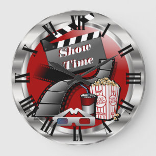 Grande Horloge Ronde Salle de cinéma moderne de Showtime