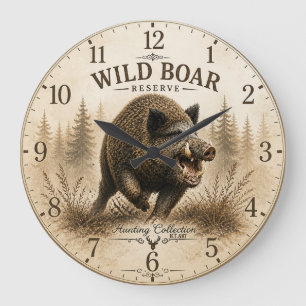 Grande Horloge Ronde Sanglier