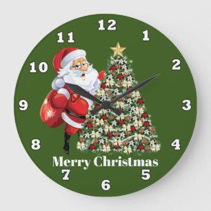 Grande Horloge Ronde Santa and tree
