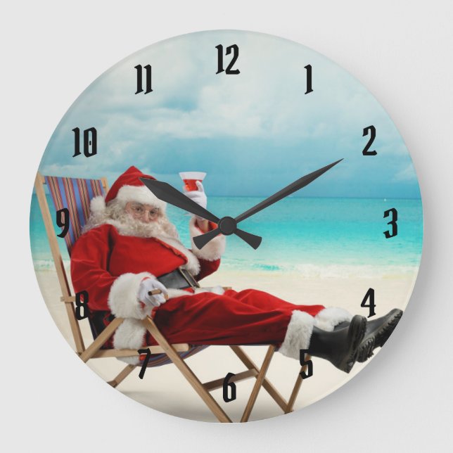 Grande Horloge Ronde Santa Claus Summer (Recto)