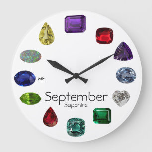 Grande Horloge Ronde Sapphire, septembre Birthstone
