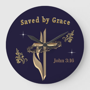 Grande Horloge Ronde Sauvé par grâce