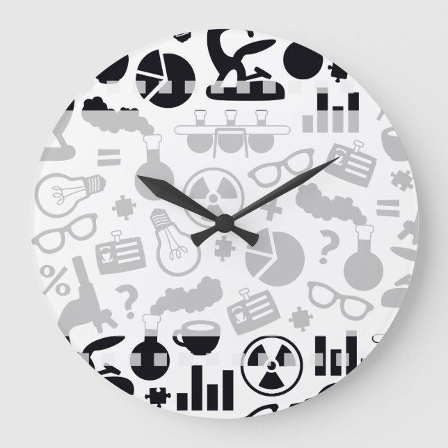 Grande Horloge Ronde Science pour les Black and White (Recto)