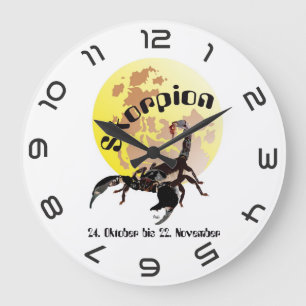 Grande Horloge Ronde Scorpion