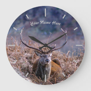 Grande Horloge Ronde Scottish Red Deer