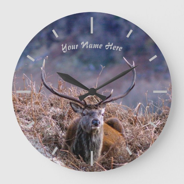 Grande Horloge Ronde Scottish Red Deer (Recto)