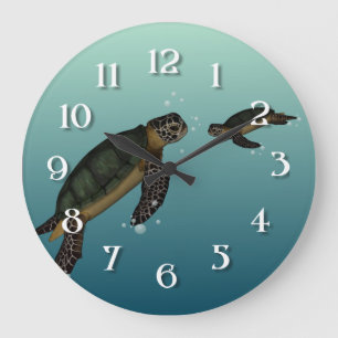 Grande Horloge Ronde Sea Turtles