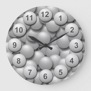 Grande Horloge Ronde Seau de boule de pratique en matière de golf