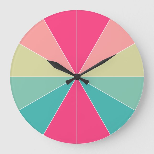 Grande Horloge Ronde Segmenté couleur 01 (Recto)