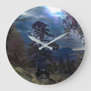 GRANDE HORLOGE RONDE SENTIER DE MONTAGNE