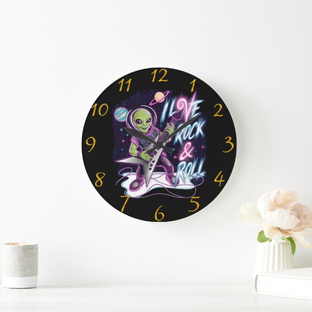 Grande Horloge Ronde Serenade extraterrestre (Maison)