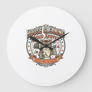 Grande Horloge Ronde Service de femme de ménage pour le nettoyage de la