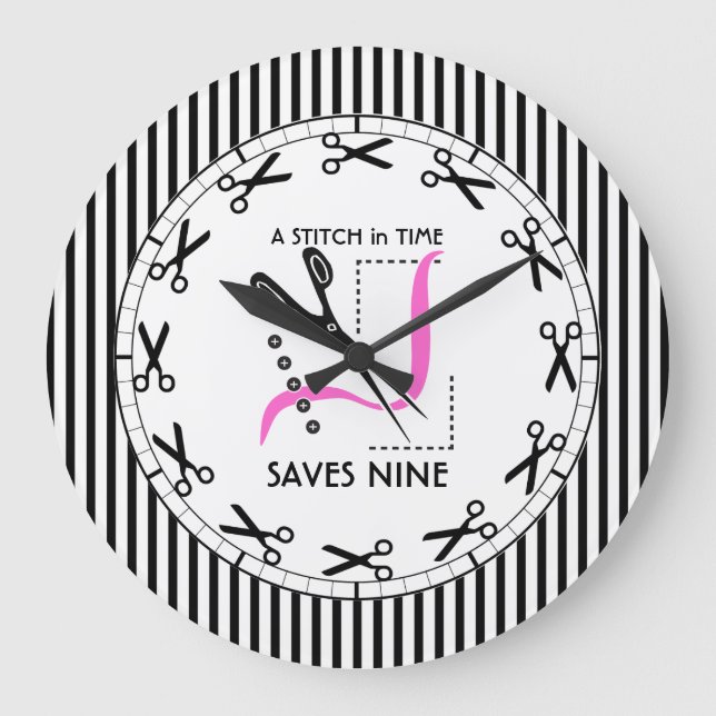 Grande Horloge Ronde Sewing Alterations - A stitch in Time Saves Nine (Recto)