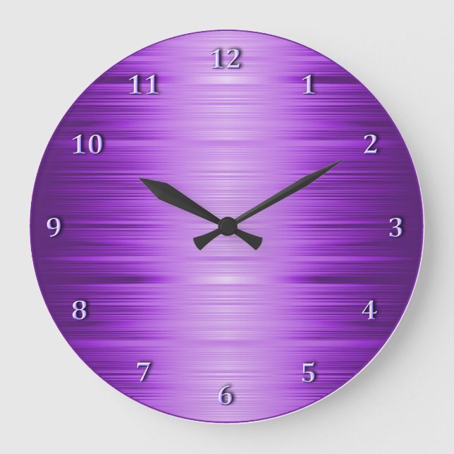 Grande Horloge Ronde Shaded Purple Violet (Recto)