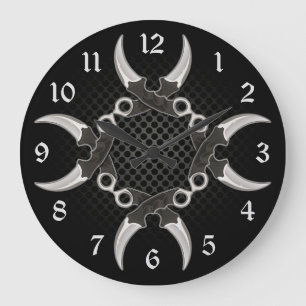 Grande Horloge Ronde Sharp Edges