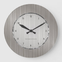 Silver Gray Brushed Aluminium