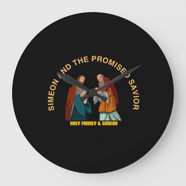 GRANDE HORLOGE RONDE SIMEON AND THE PROMISED SAVIOR (Recto)