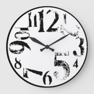 Grande Horloge Ronde Simple art