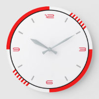 Simple minimaliste rouge blanc et noir