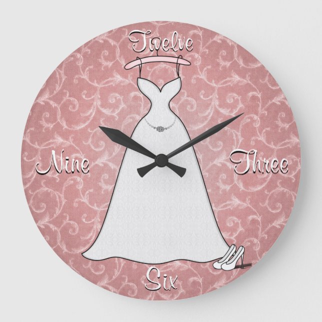 Grande Horloge Ronde "Simply Lace" Clock (Recto)