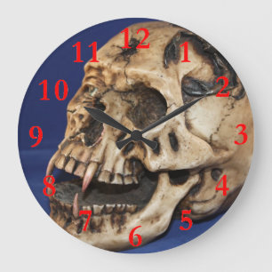 Grande Horloge Ronde Skull Large Round