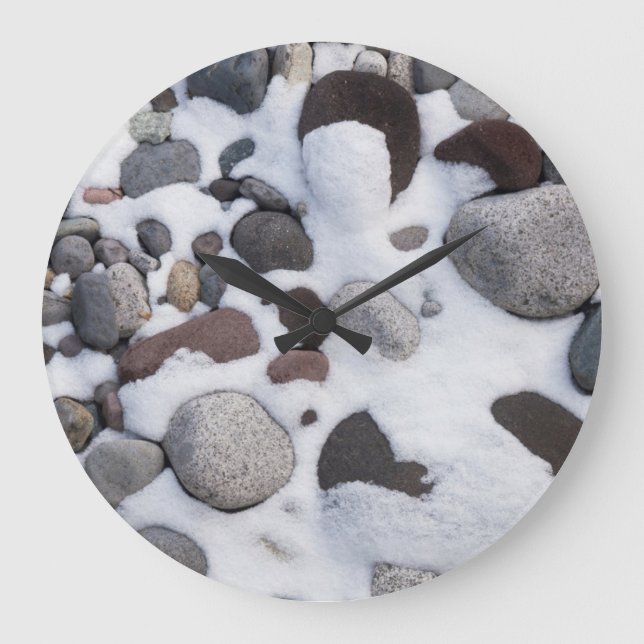 Grande Horloge Ronde Snow and Rocks (Recto)