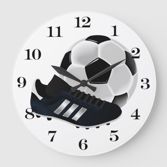 Grande Horloge Ronde Soccer ball and shoe (Recto)