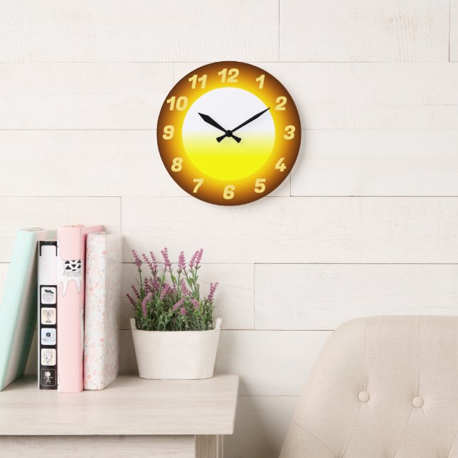 Grande Horloge Ronde Soleil (Salle de lecture)