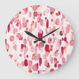 Grande Horloge Ronde Sorcière magique, motif vintage sans soudure.